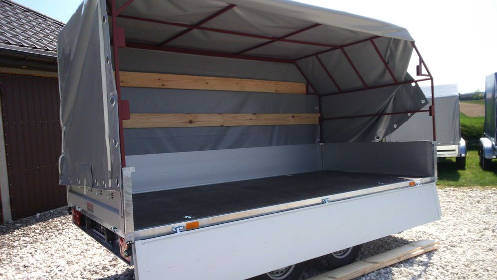 Przyczepa samochodowa SIDECAR 400x186 DMC 2000 kg - Producent