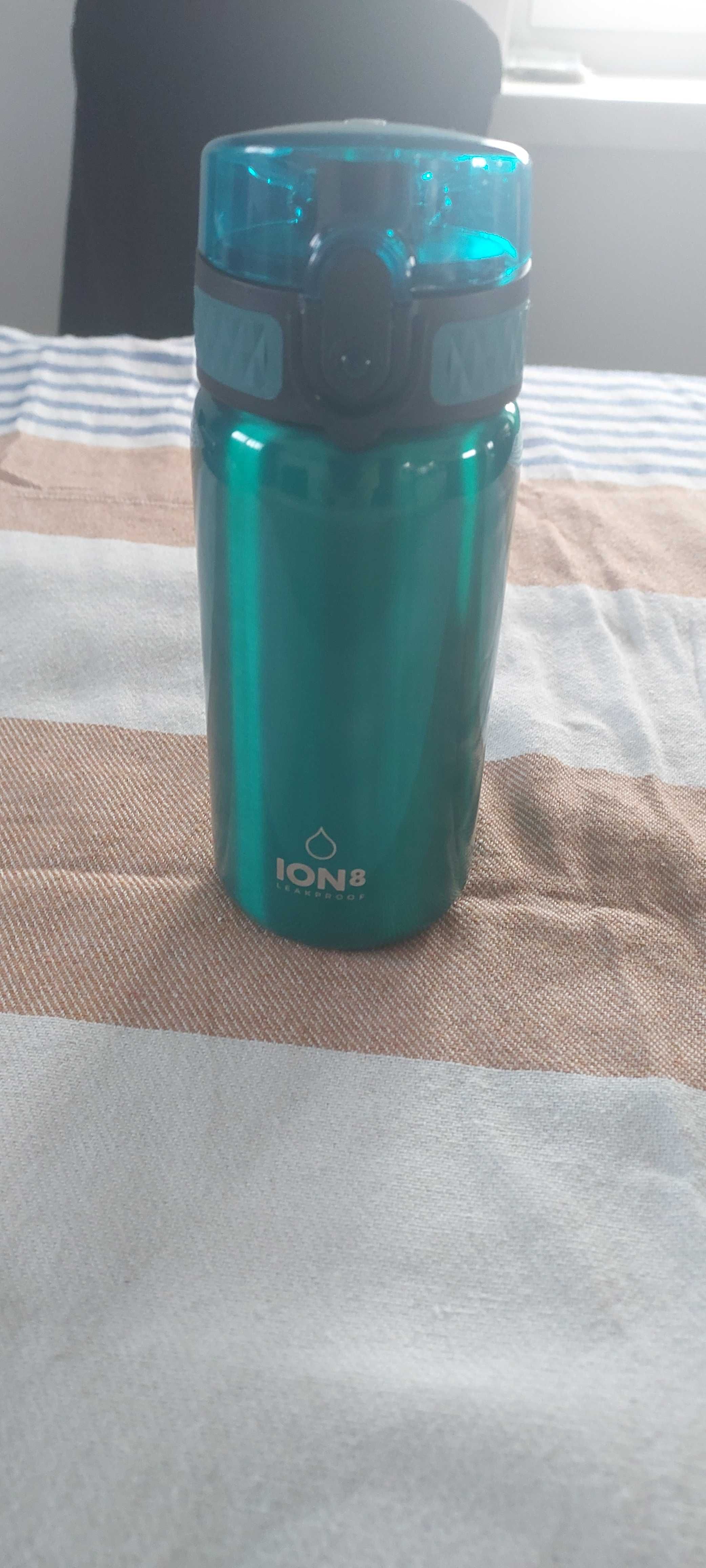 Butelka na wodę ION8 Leak Proof stal nierdzewna 400 ml zielona