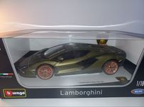 Bburago Lamborghini Sian FKP 37 zielony, skala 1:18