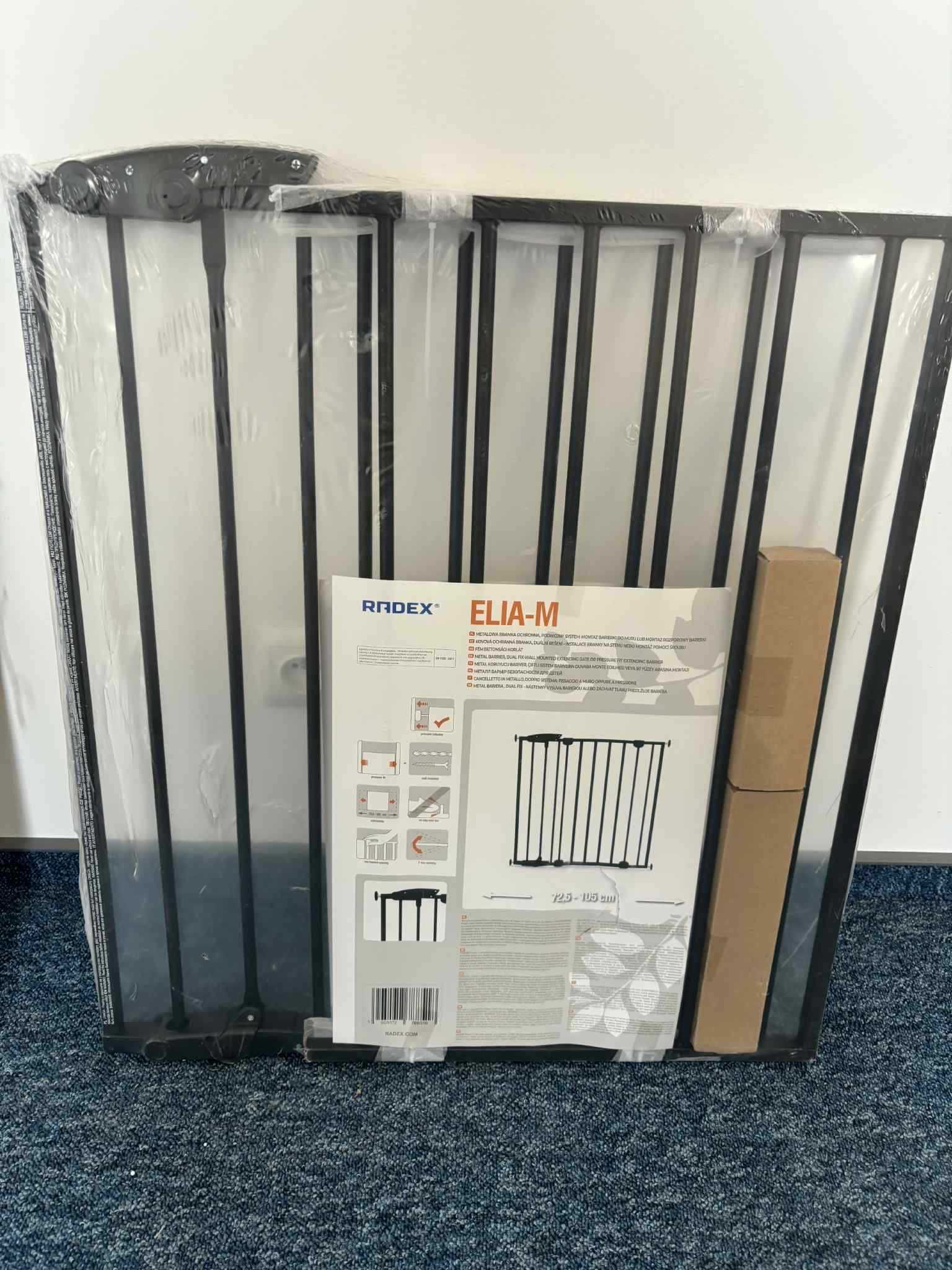 Barierka Radex Elia Black 72,5 - 105 cm