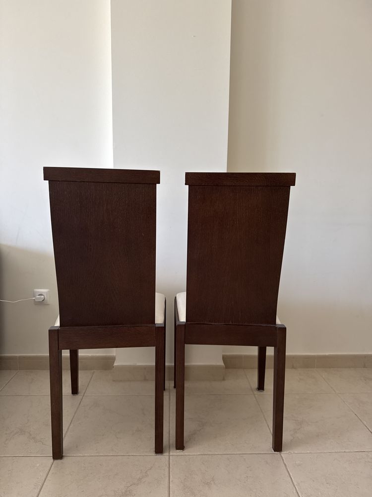 Cadeiras sala wengue