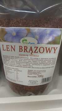 Len brązowy siemie lniane 500g