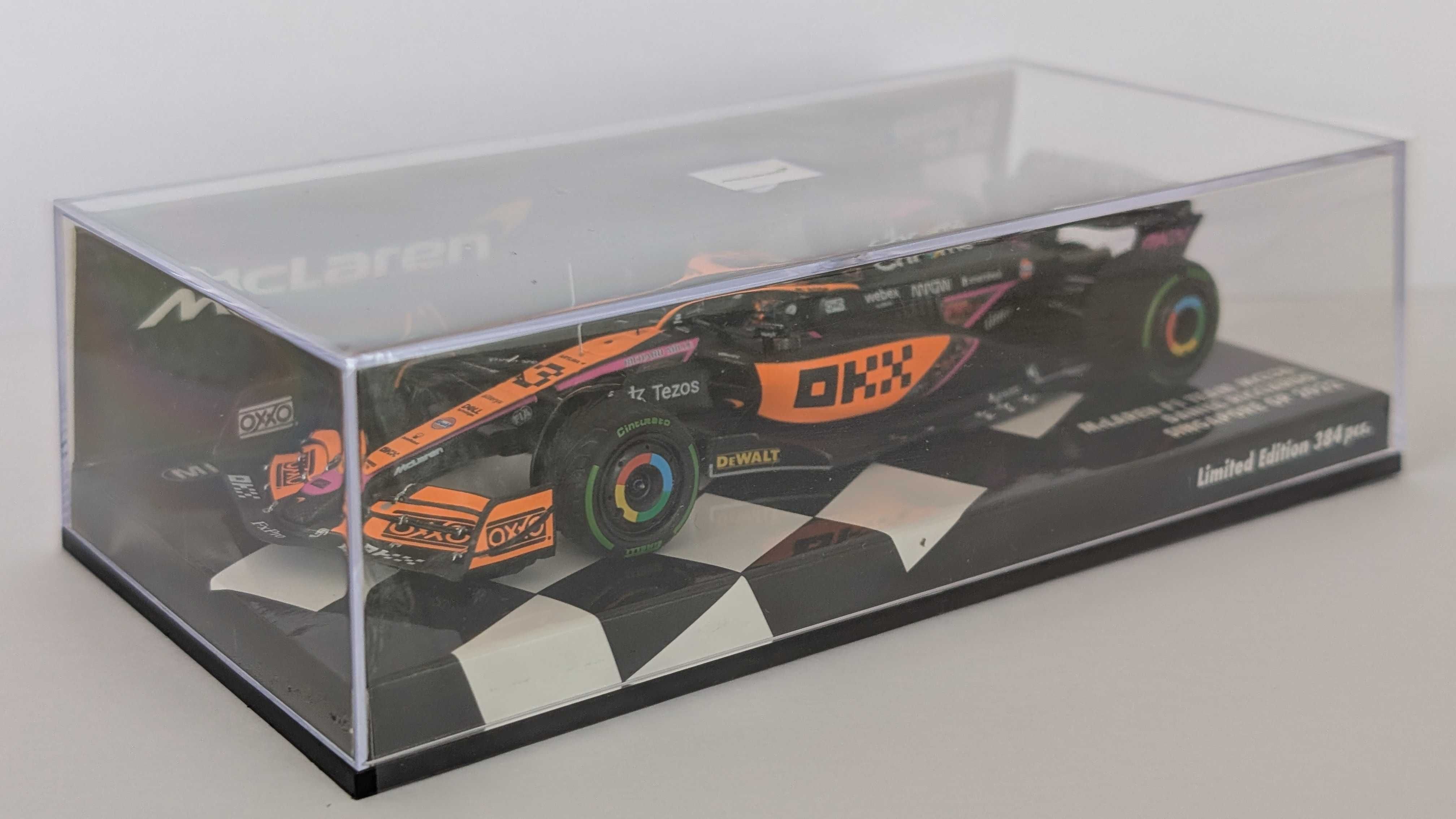 Minichamps F1 McLaren F1 Team MCL36 Daniel Ricciardo Singapore GP 2022