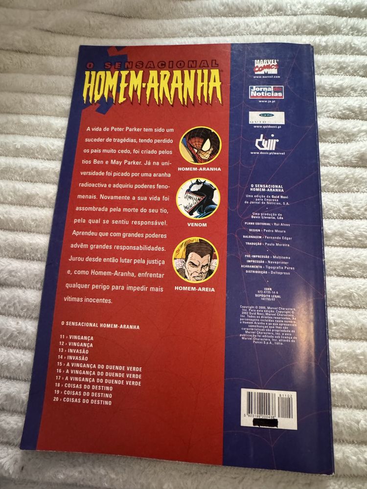 Banda desenhada homem aranha