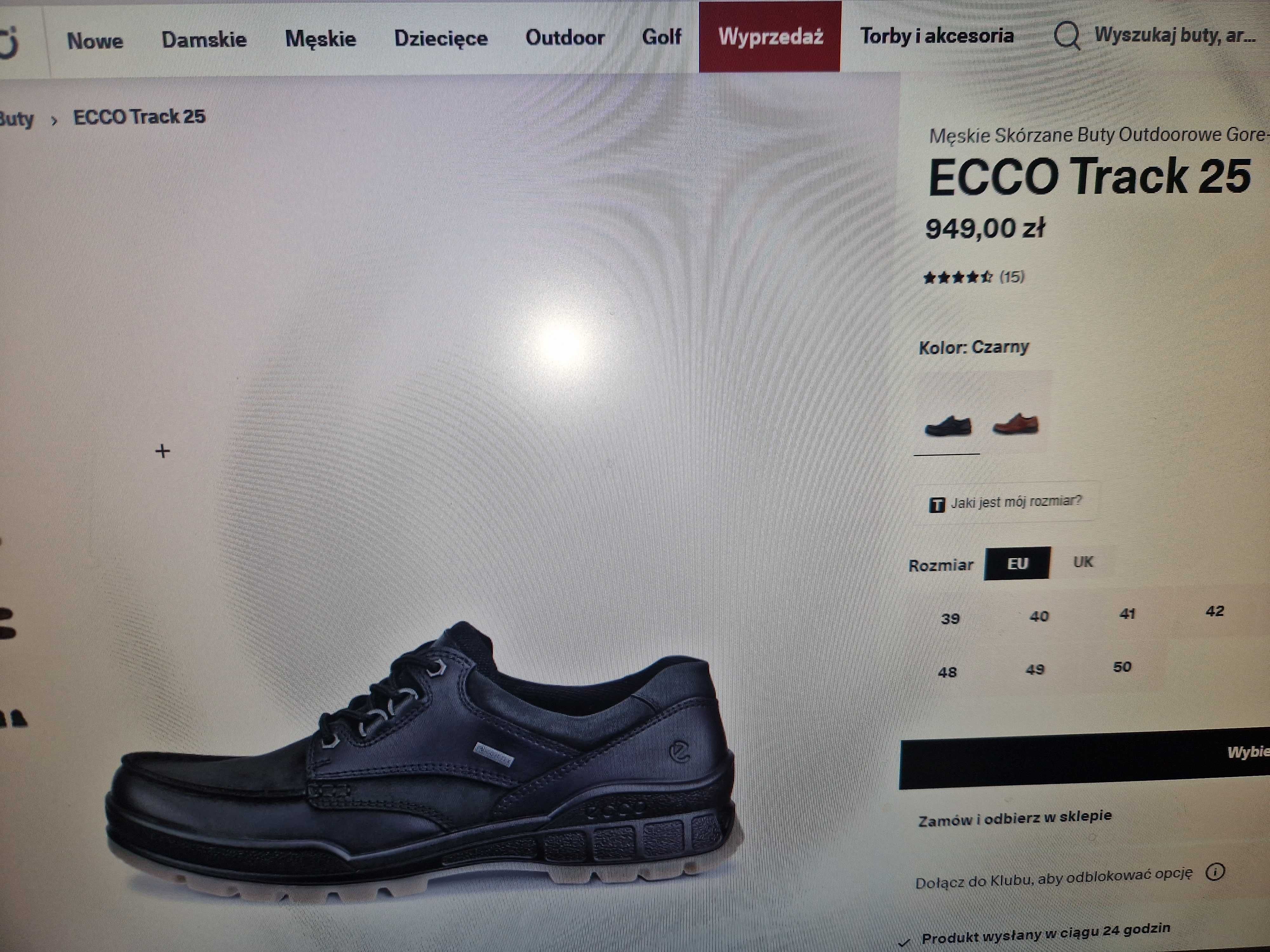 Buty Ecco Track r 43