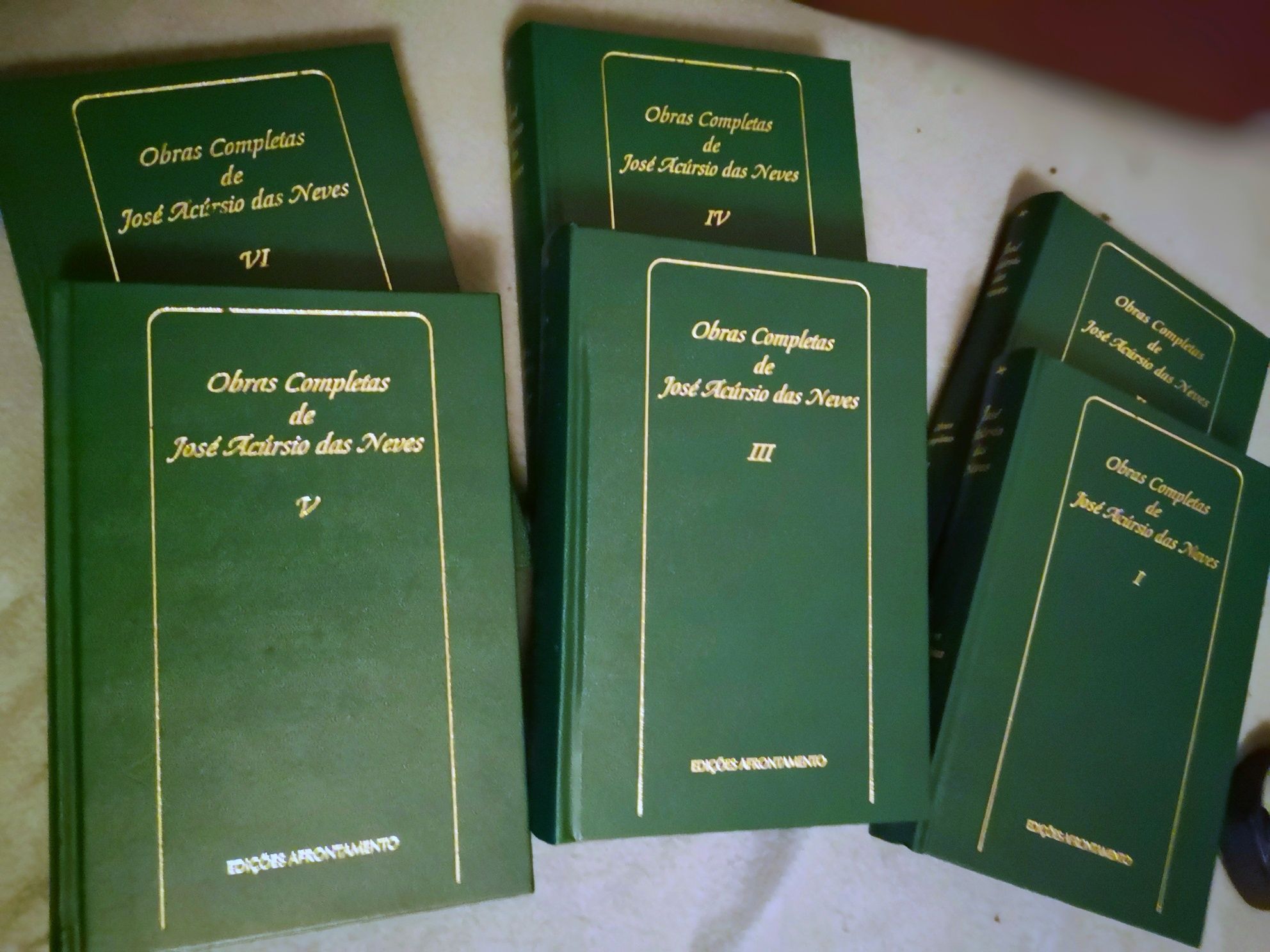 Acúrsio das Neves - obras completas, 6 volumes