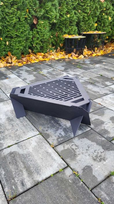 Palenisko ogrodowe stylowe nowoczesne trójkąt ruszt grill zimowy 600mm