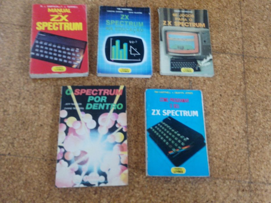 Pack 5 livros sobre Spectrum