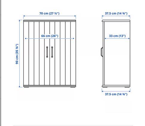 Armário com portas IKEA - SKRUVBY
