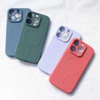 Etui Silicone Case Magsafe do iPhone 14 Plus - Ciemnoniebieskie