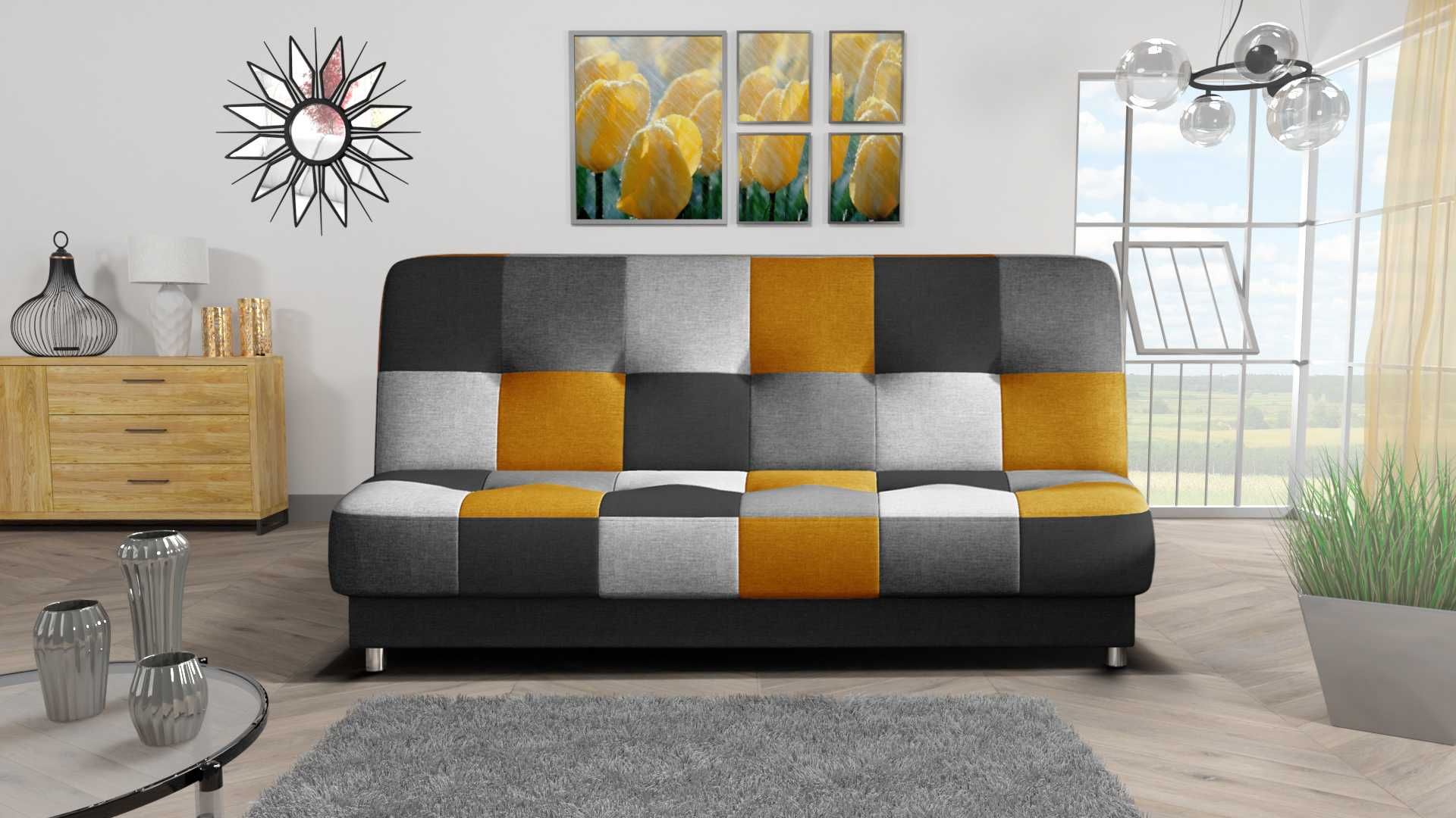 Wersalka sofa kanapa z funkcją spania + pojemnik na pościel