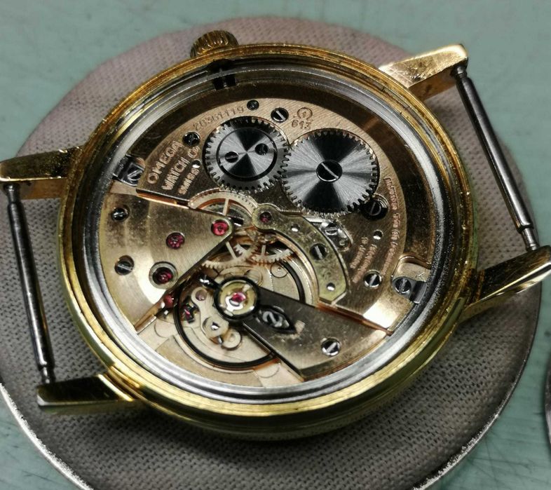 Mechaniczny męski zegarek Omega Geneve 35mm po serwisie u zegarmistrza