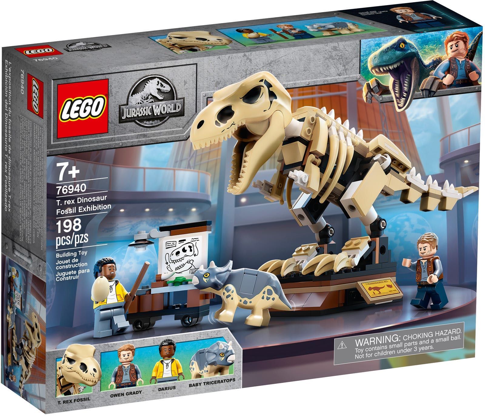 LEGO 76940 Jurassic World - Wystawa skamieniałości tyranozaura