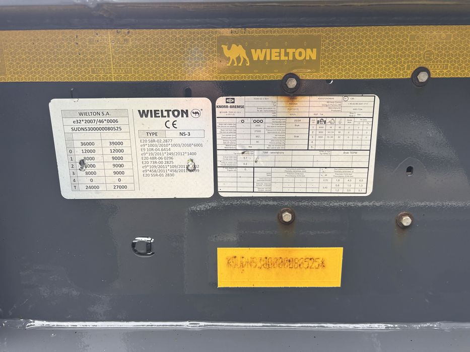 Wielton NS-3 Naczepa Podkontenerowa 45’ / 40’ / 30' / 2×20’