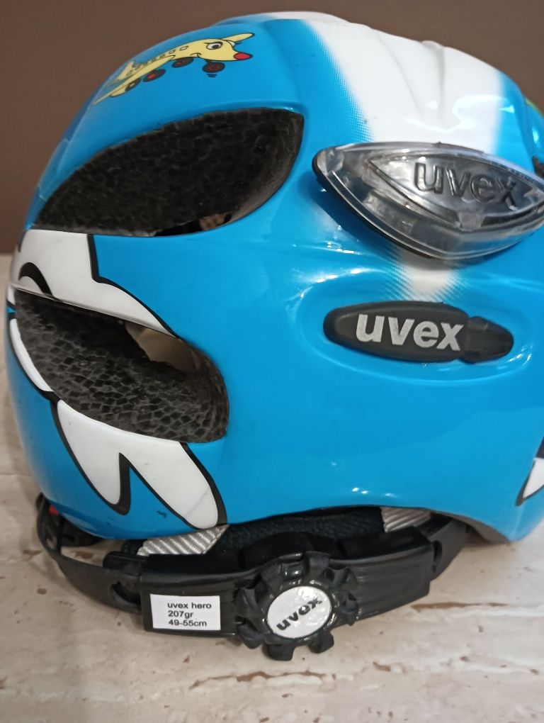 Kask rowerowy dziecięcy Uvex rozmiar 49-55