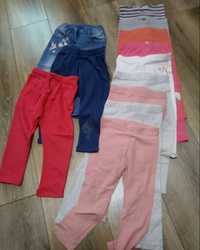 Spodnie i leginsy dla dziewczynki roz 86-92