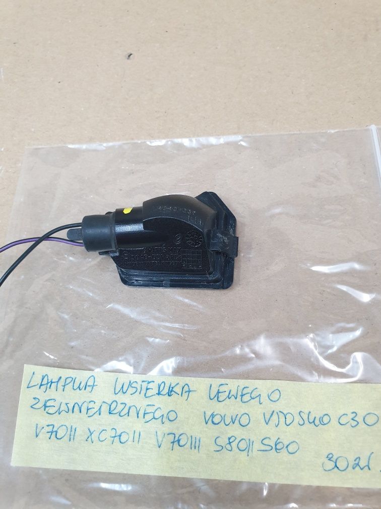 Lampka lusterka lewego volvo V50 S50 C30 S60 S80II V70II I INNE