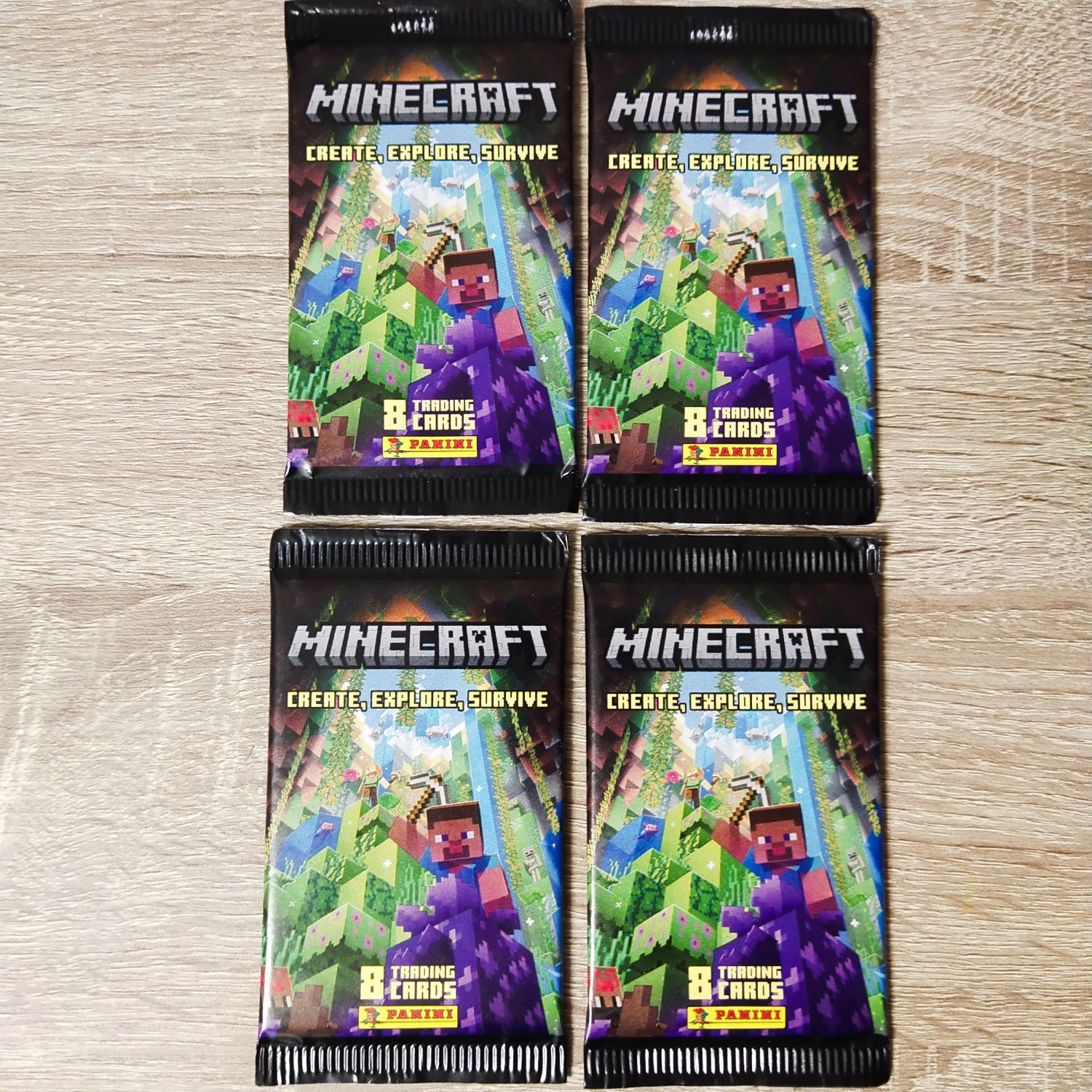 Minecraft Panini карточки майнкрафт для альбому