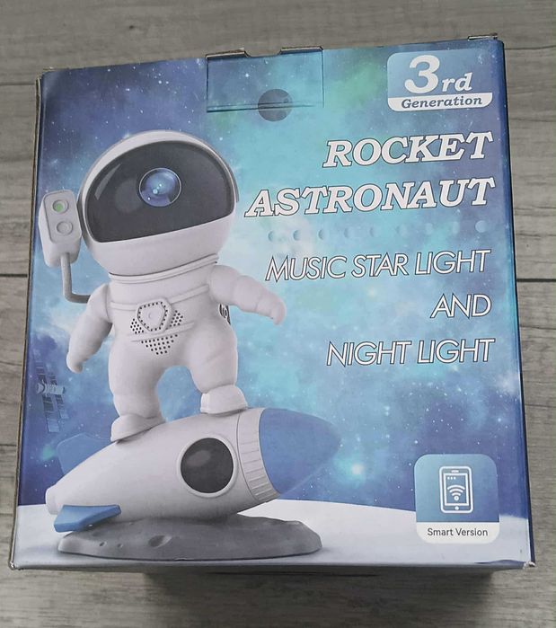 Projektor gwiazd LED 8 kolorów timer regulacja jasności głośnik