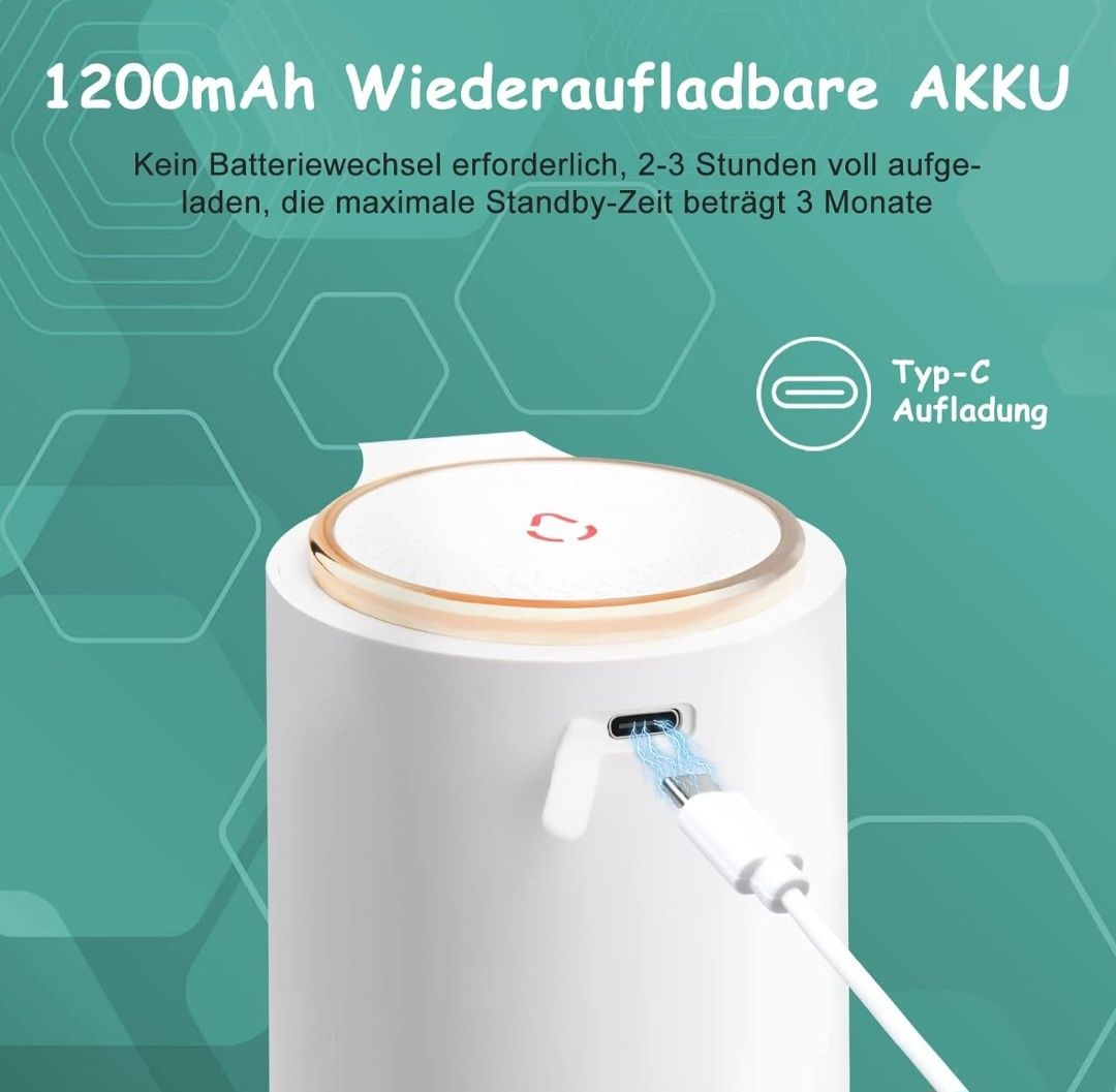 Dalugo automatyczny dozownik mydła, 300 ml, bezdotykowy