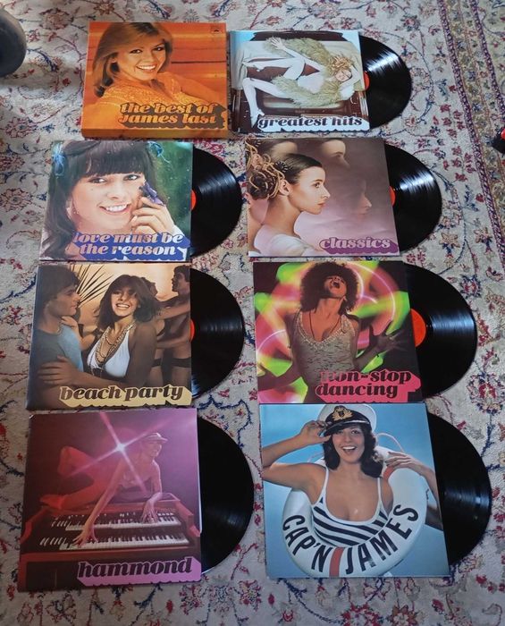 3 Caixas de Compilações / Colectâneas de Discos de Vinil