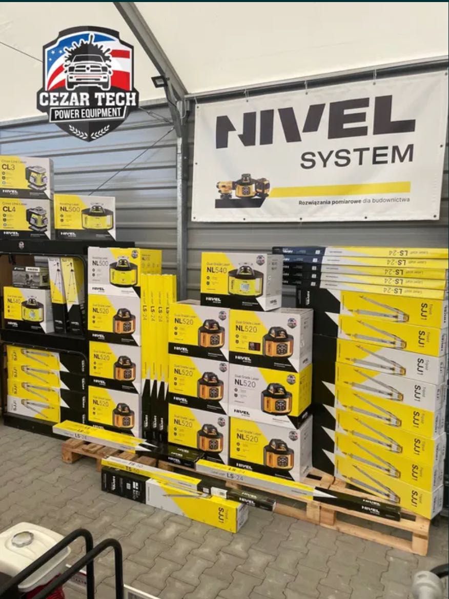 NIVEL SYSTEM Laser krzyżowy CL4D-G nowy ,fv, gwarancja Zielony