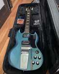 Vintage VS6V ReIssued with vintage style Vibrato ~ Gun Hill Blue