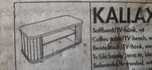 Stolik RTV lub kawowy ikea 109x50x50