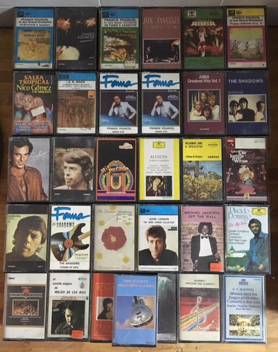 Cassetes Áudio Originais Musica Variada Anos 80