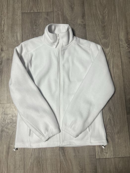 Фліска флісова кофта біла медична