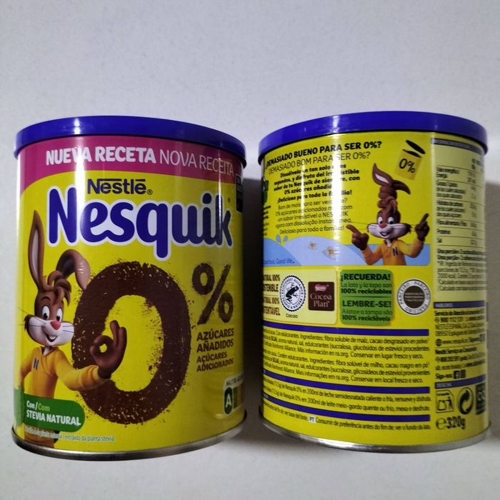 Без цукру! На стевії! Несквік! Іспанія!
