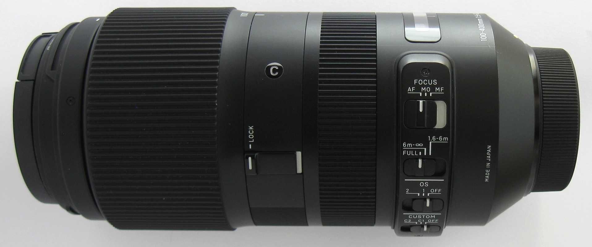 Obiektyw Sigma C 100-400mm F5-6.3 DG OS HSM, mocowanie Nikon F