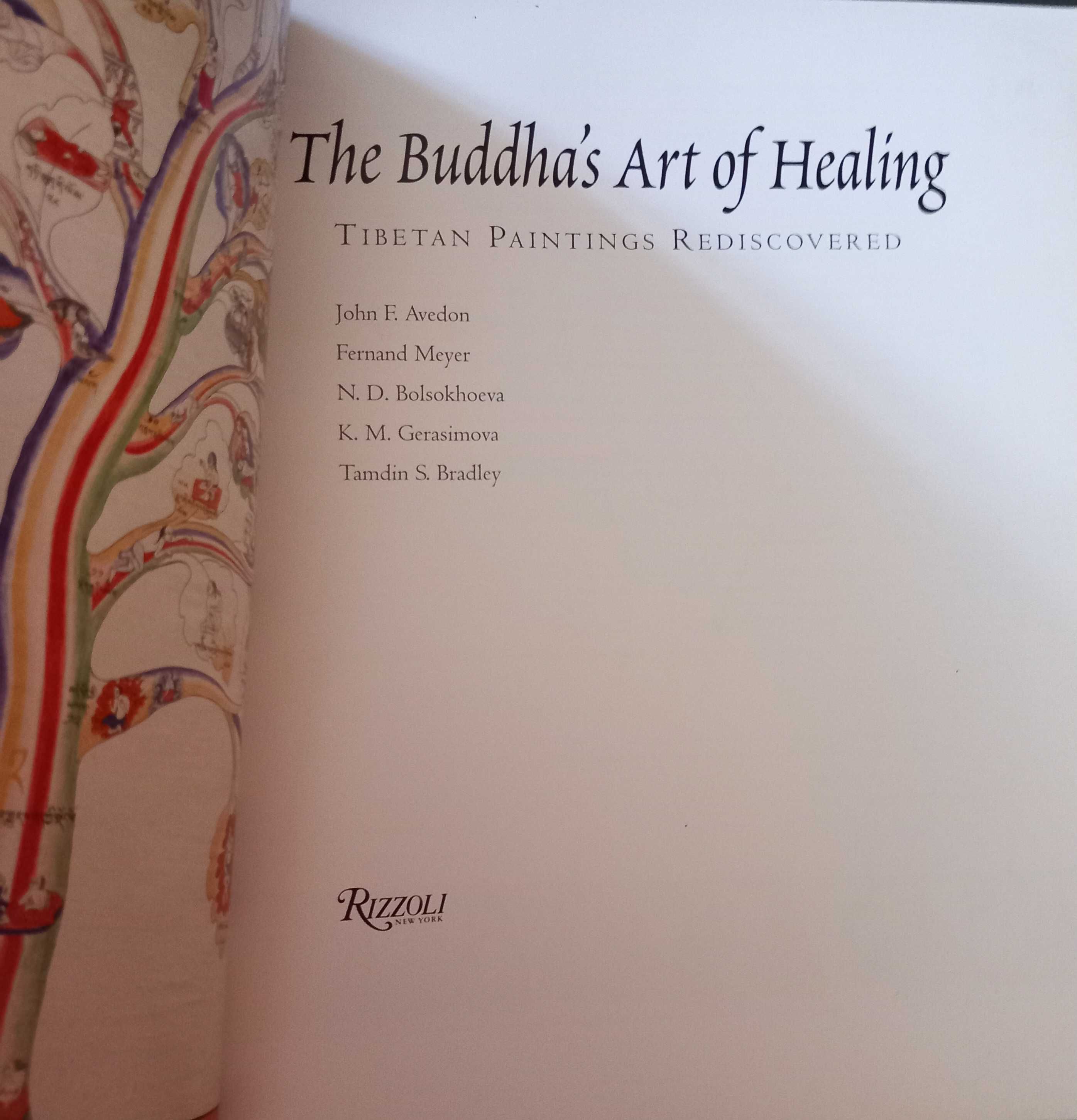 Livro - The Buddha's Art of Healing - Pinturas Tibetanas redescobertas