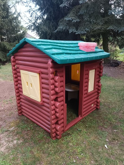 Domek ogrodowy dla dzieci Little Tikes plus zjeżdżalnia