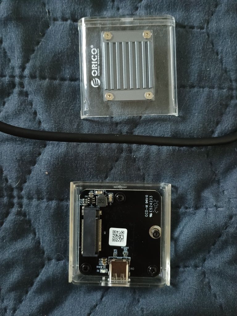 Mini SSD M.2 10GBps kieszeń orico na dysk nvme 2230 type c