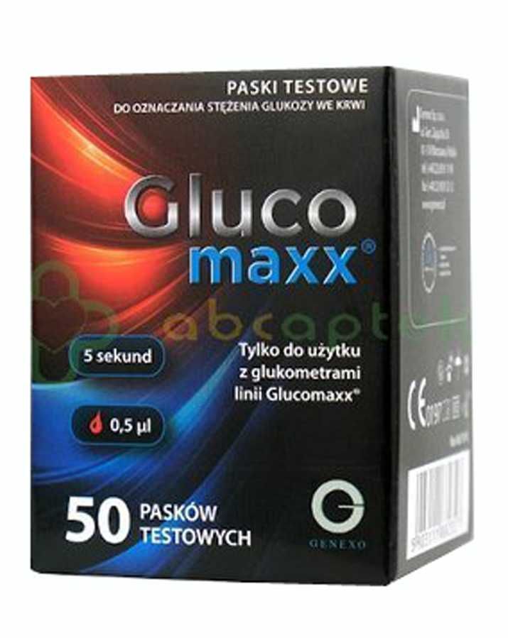 Glucometr - Glucomaxx- do pomiaru poziomu glukozy + 50 pasków