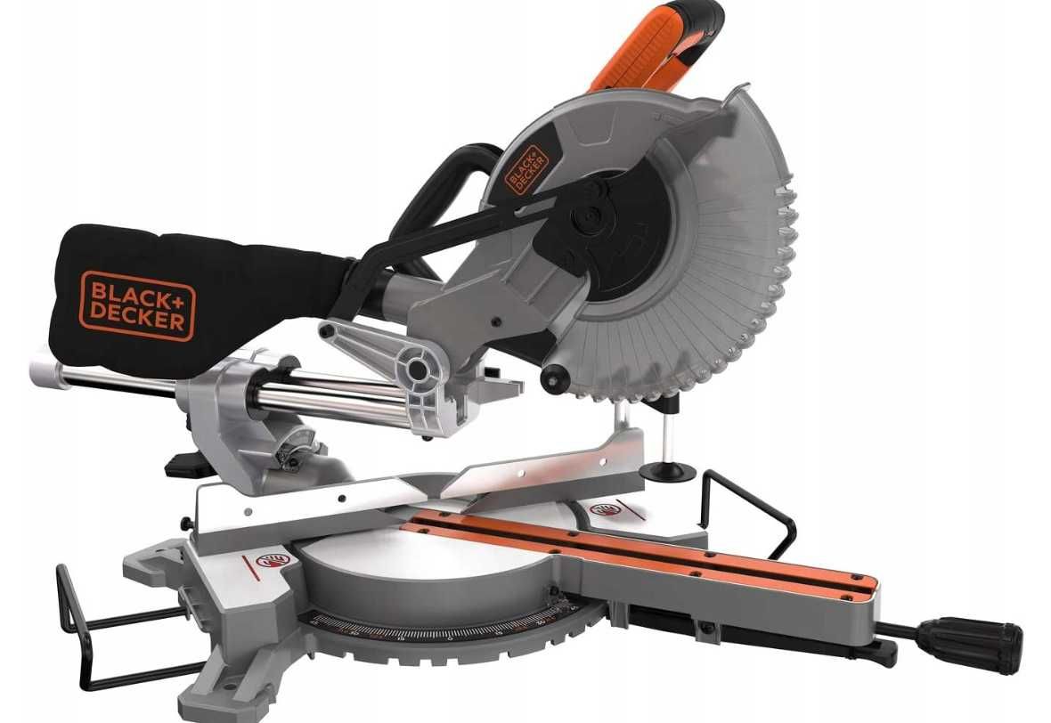 Nowa PIŁA UKOŚNA Black Decker Zestaw Okulary + Zaciski (PROMOCJA)