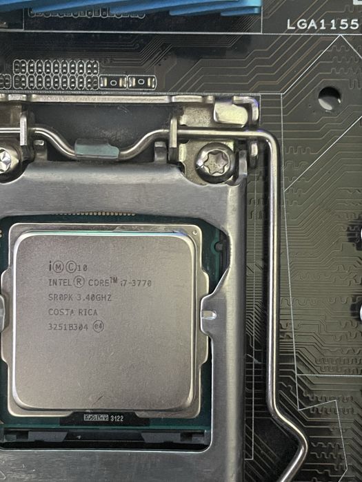 Zestaw: Intel i7‑3770 + byAsus P8P67 Deluxe + 16 GB RAM DDR3 1866 MHz