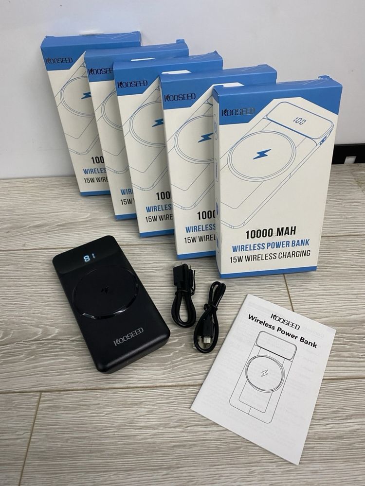 Павербанк 10000mAh Koossed бездротовий