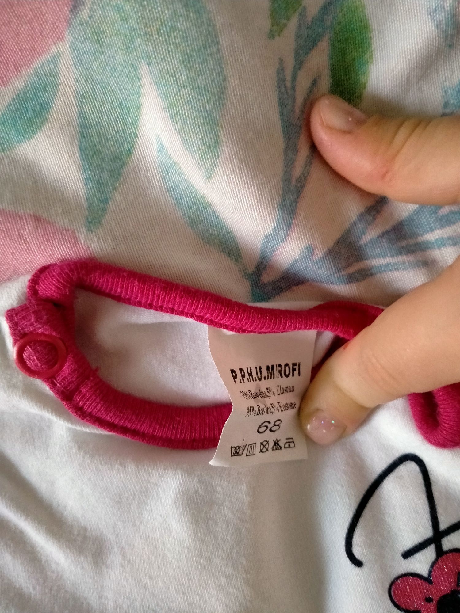 bodziaki dla dziewczynki 68cm