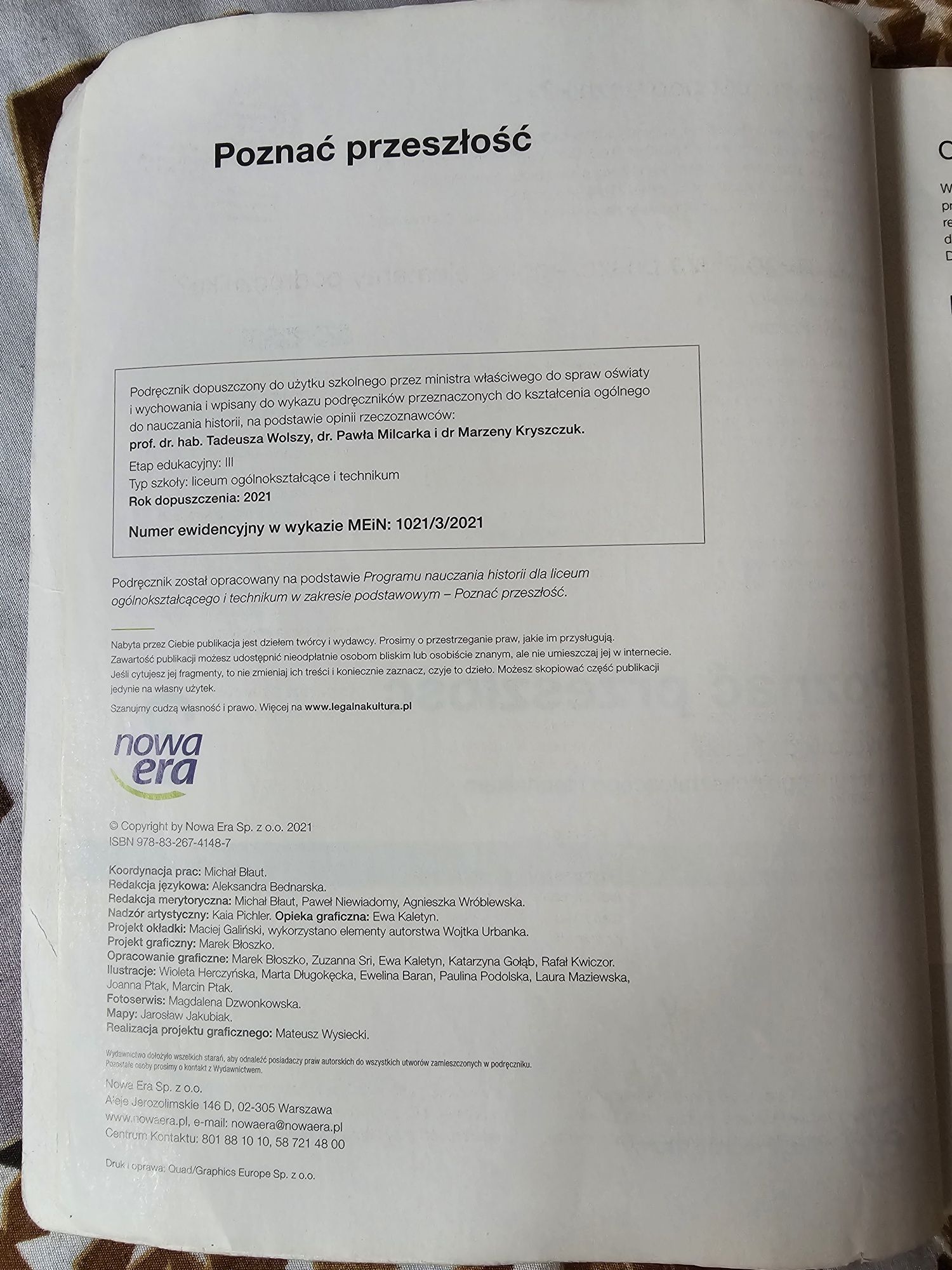 Podręcznik poznać przeszłość kl.3