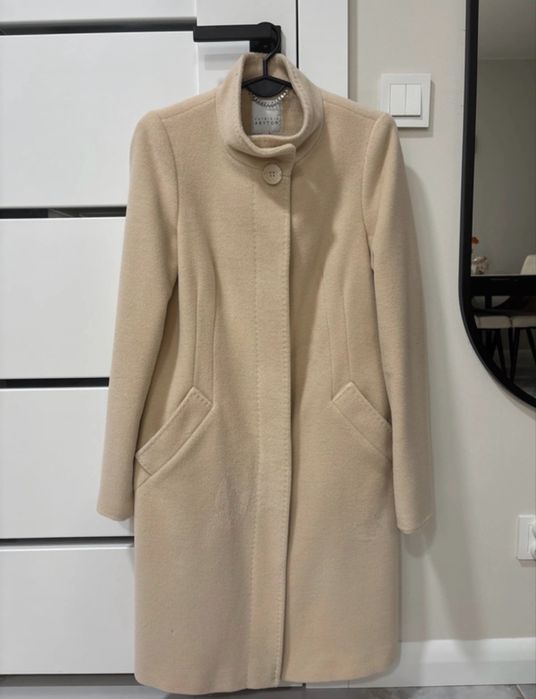 Płaszcz wełniany r.34/36 Patrizia Aryton