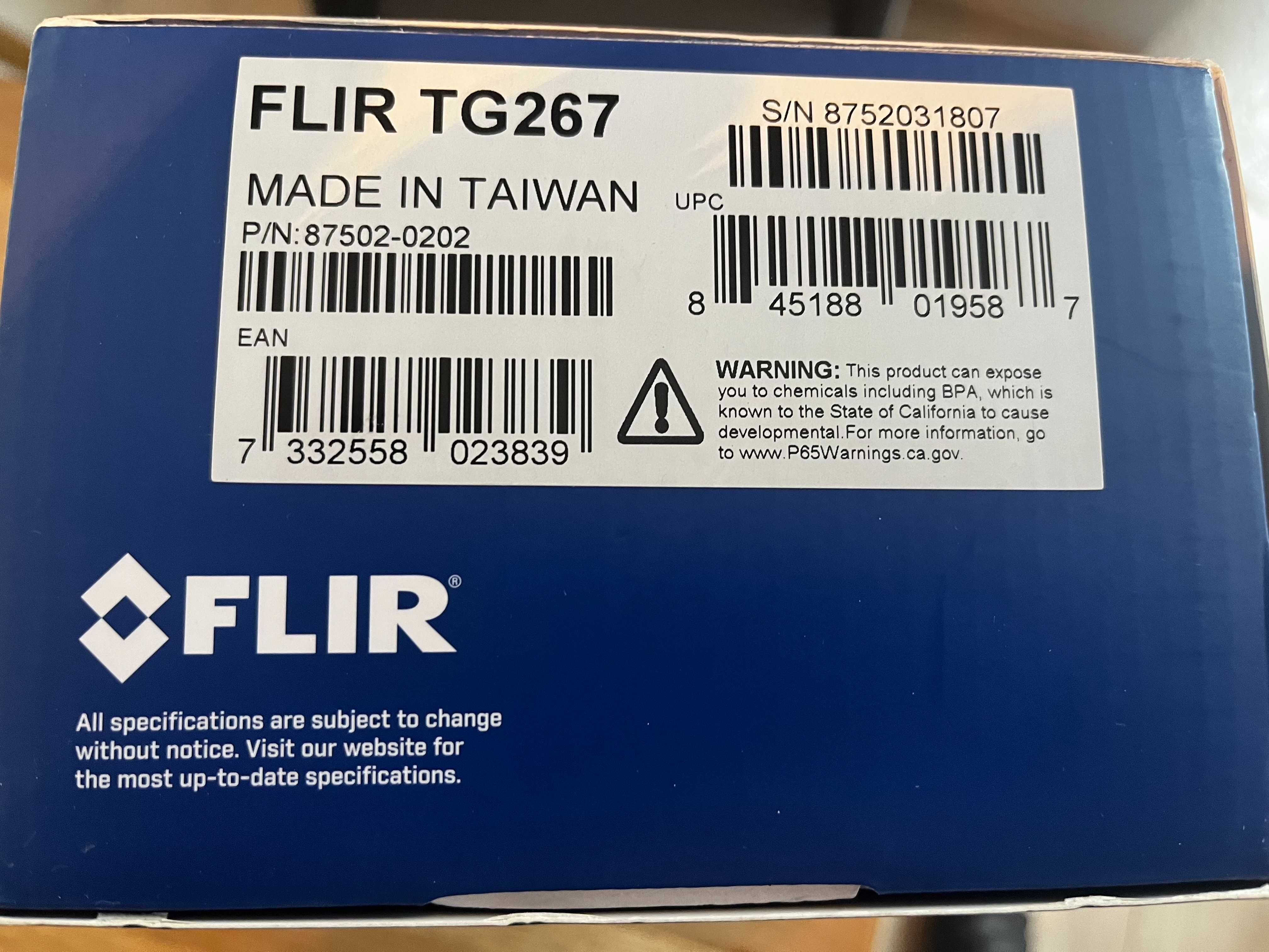 Kamera termowizyjna Flir TG267 nowa