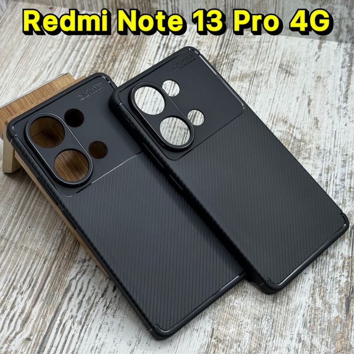 Чехол Carbon iPaky TPU на Xiaomi Redmi Note 13 4G/ 13 Pro/ 13 Pro+ 5G