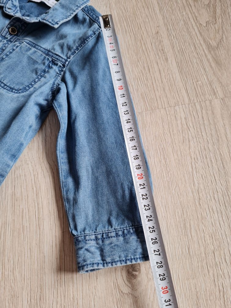 Koszula jeans chłopięca 86