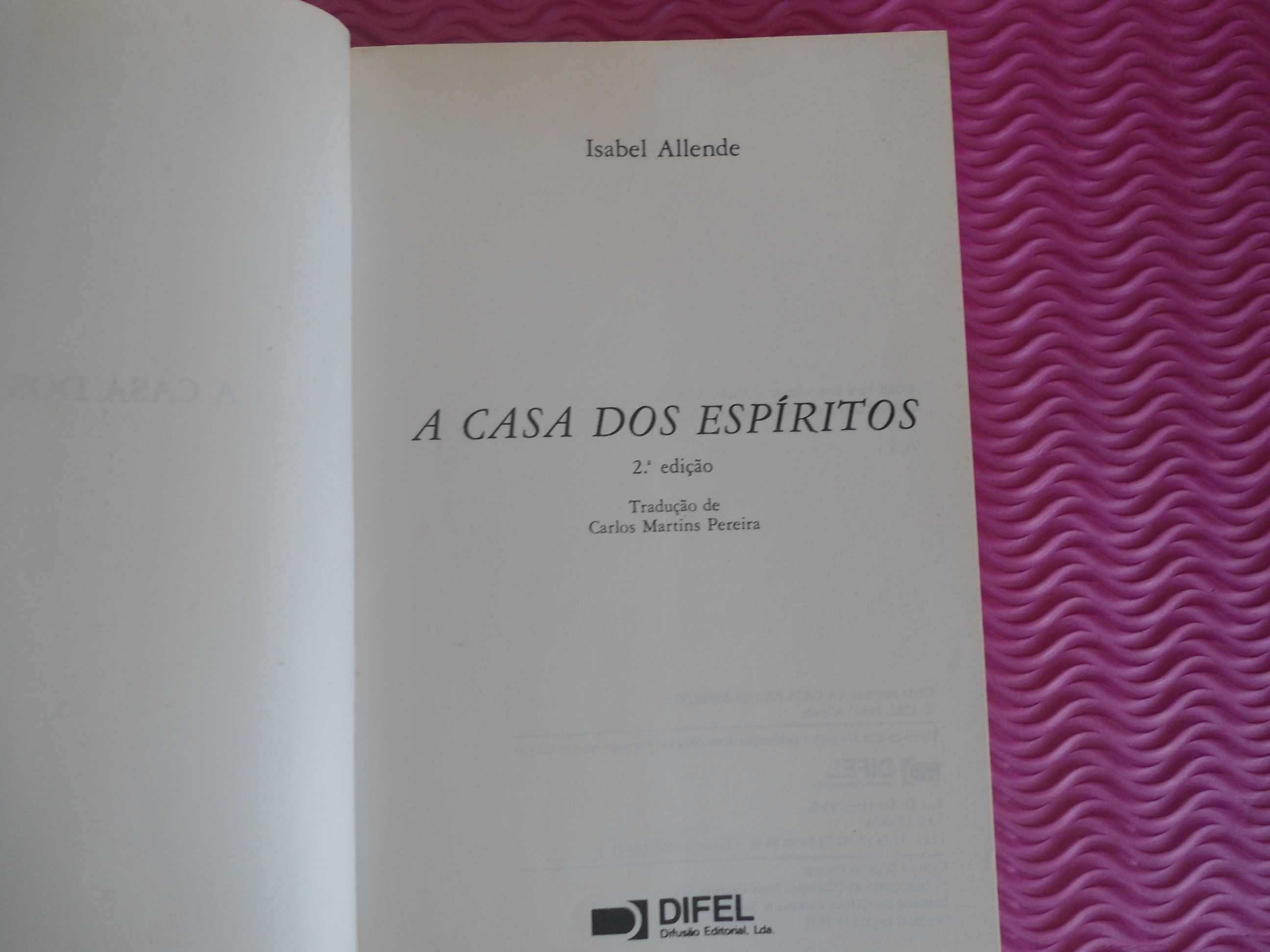 A Casa dos espíritos por Isabel Allende