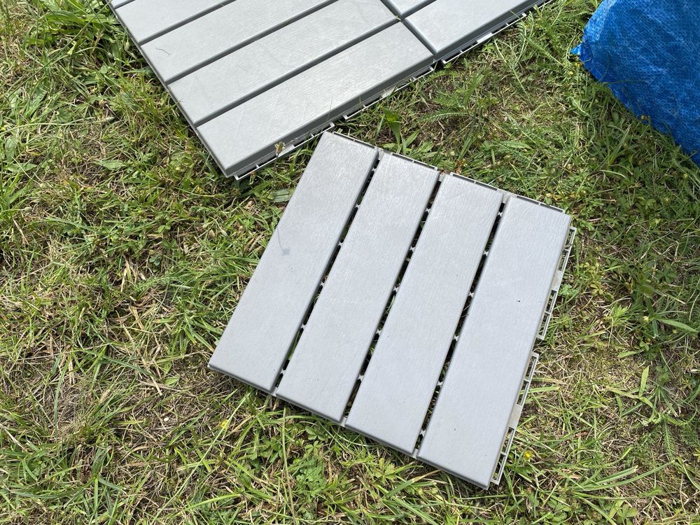 Plytki tarasowe balkonowr Ikea Runnea 59 szt + kawalki (5,3 m2)