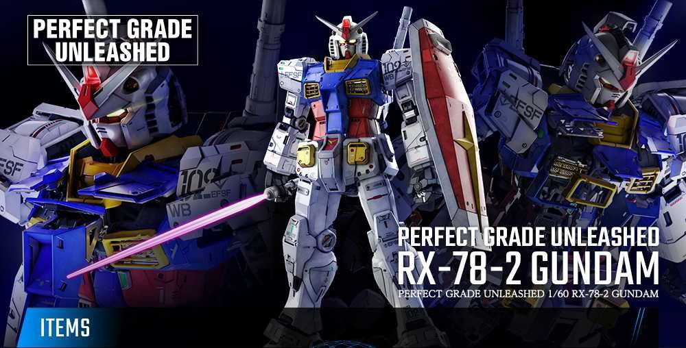 Bandai GUNDAM RX-78-2 PG Perfect Grade Unleashed Model Kit Gunpla