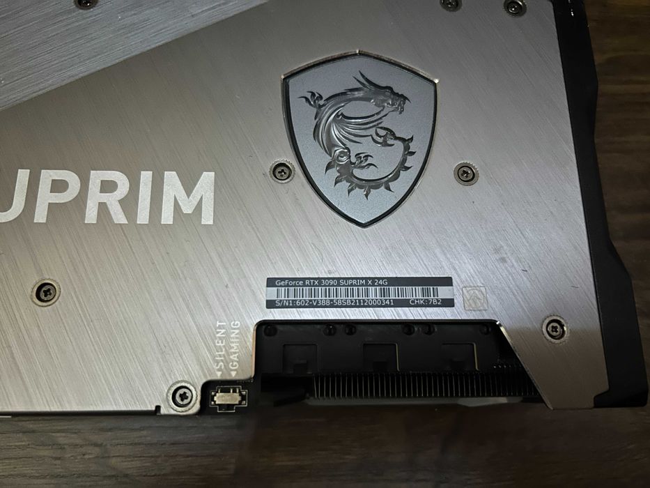 Видеокарта RTX 3090 24GB MSI Suprim X (GeForce RTX 3090 SUPRIM X 24G)