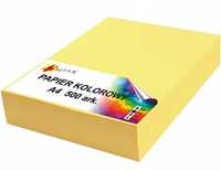 Papier kolorowy A4 80g żółty 500 akuszy
